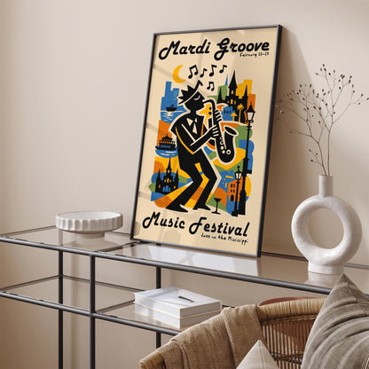 Mardi Groove New Orleans Music Festival Poster