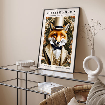 Mr. Fox Elegant Art Print