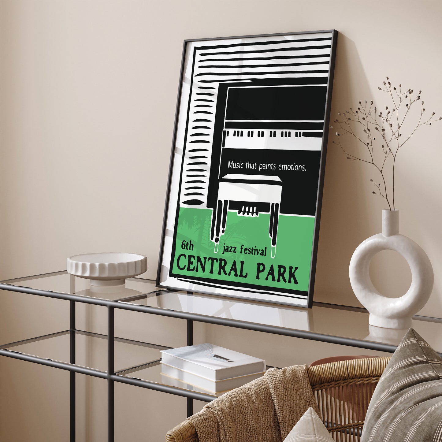 6th Central Park Jazz Festival Poster