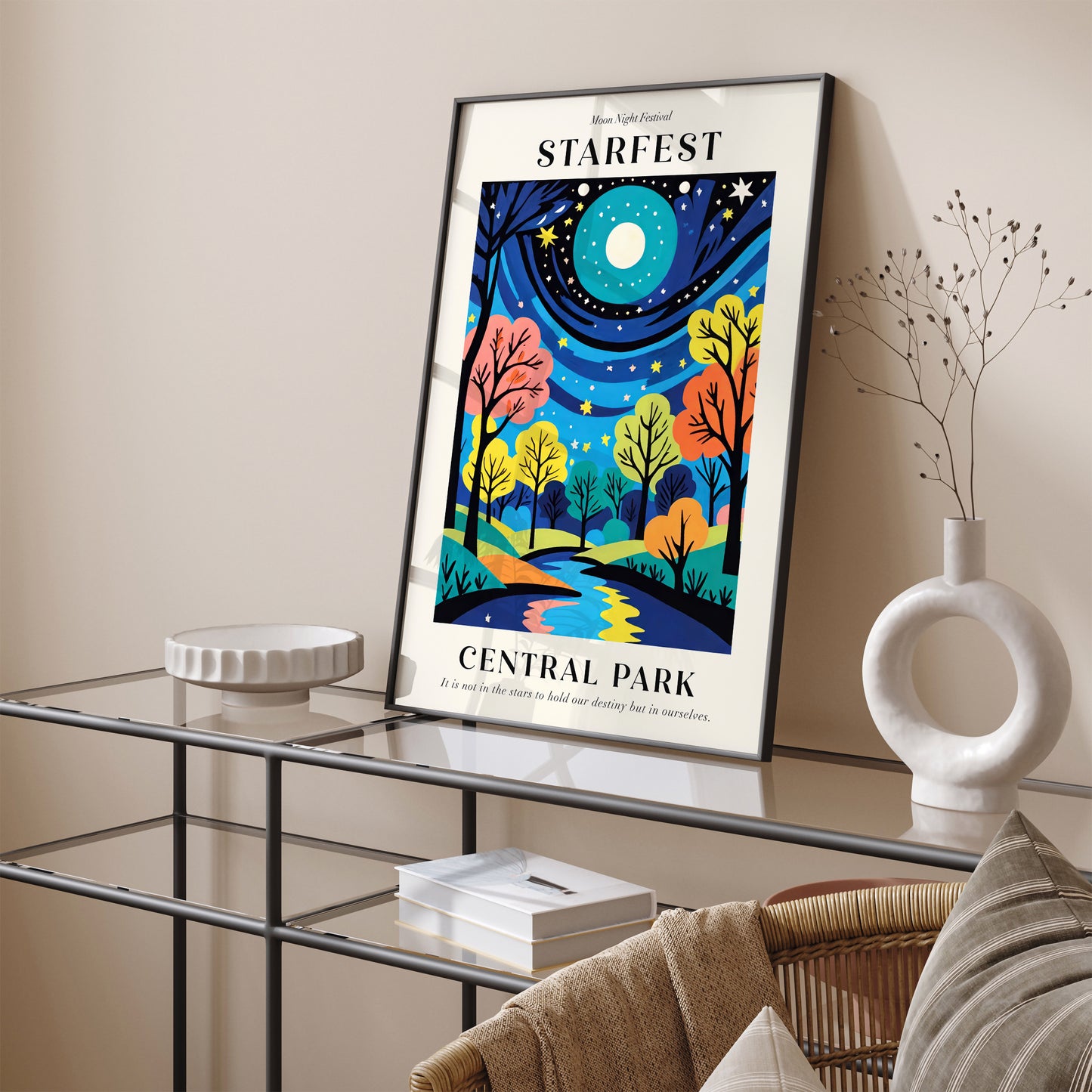 Starnight Festival NYC Art Print Wall Decor