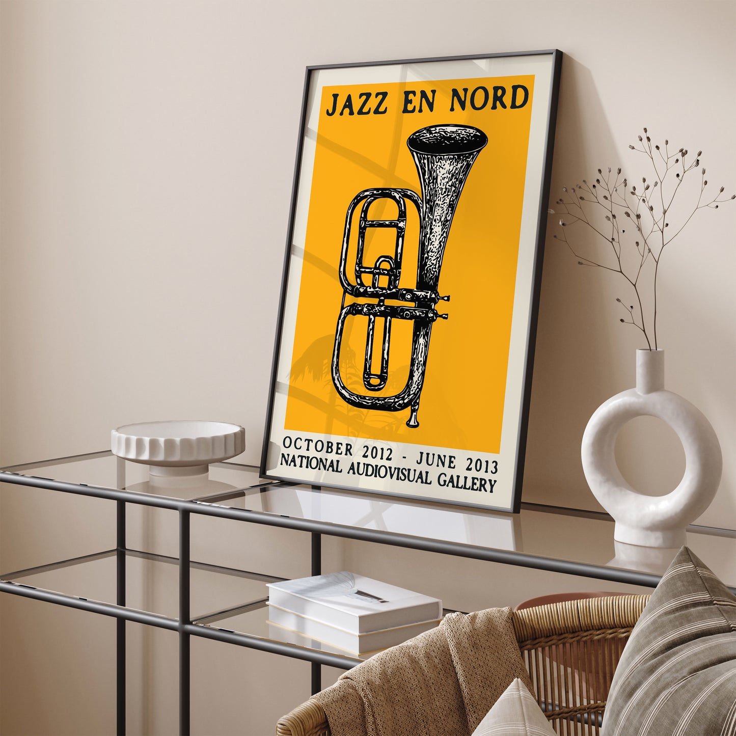 Jazz En Nord Vintage Jazz Poster