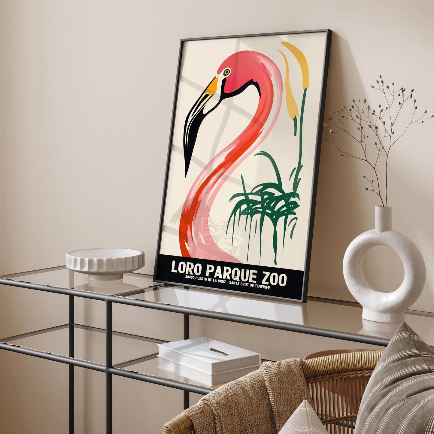 Loro Parque Zoo - Flamingo Wall Art
