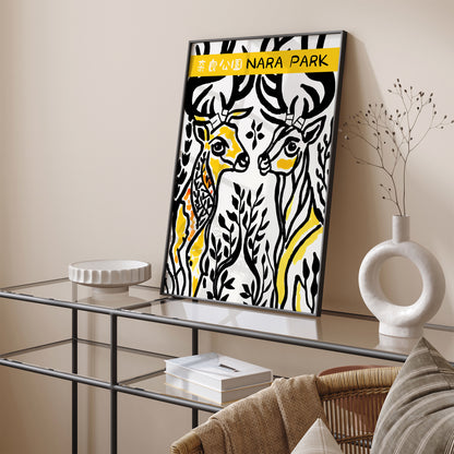 Nara Park - Japanese Deer Park Poster