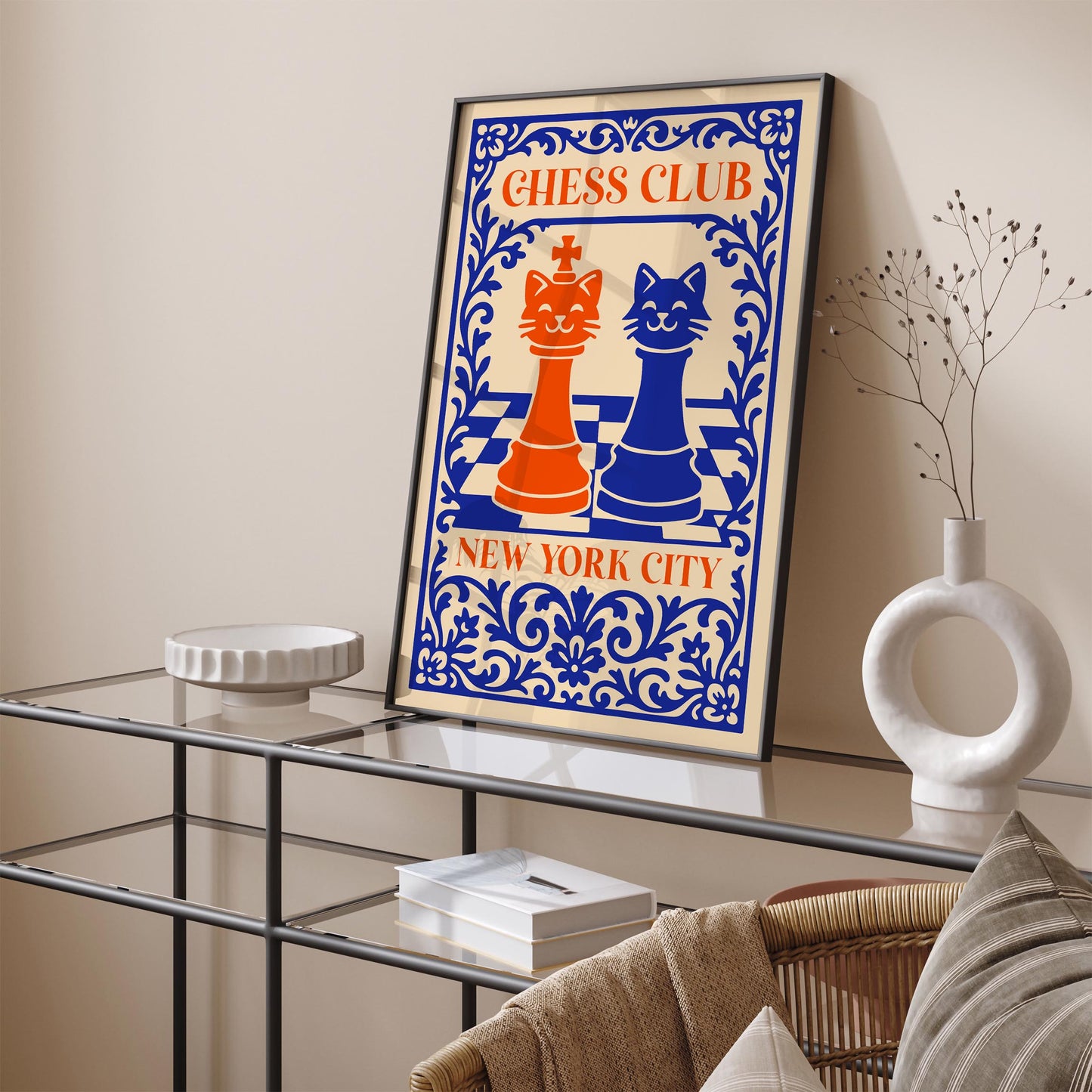 Chess Club New York City Poster