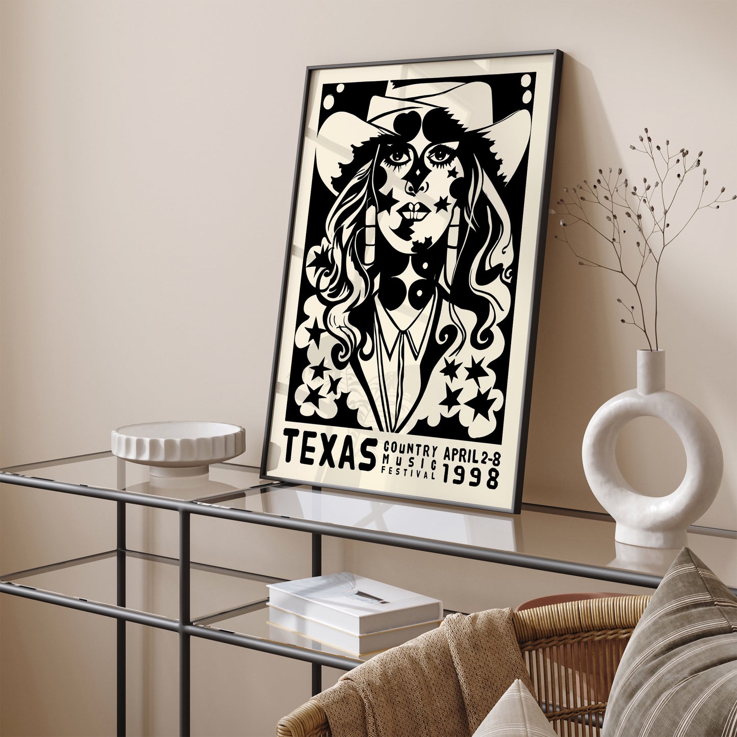 Texas Country Music Festival 1998 Poster