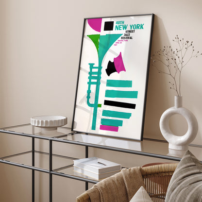 New York Street Jazz Festival Poster