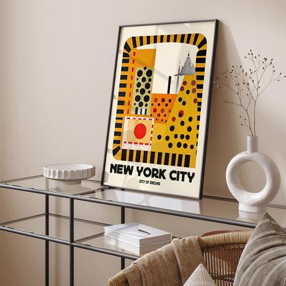 NYC Abstract Poster