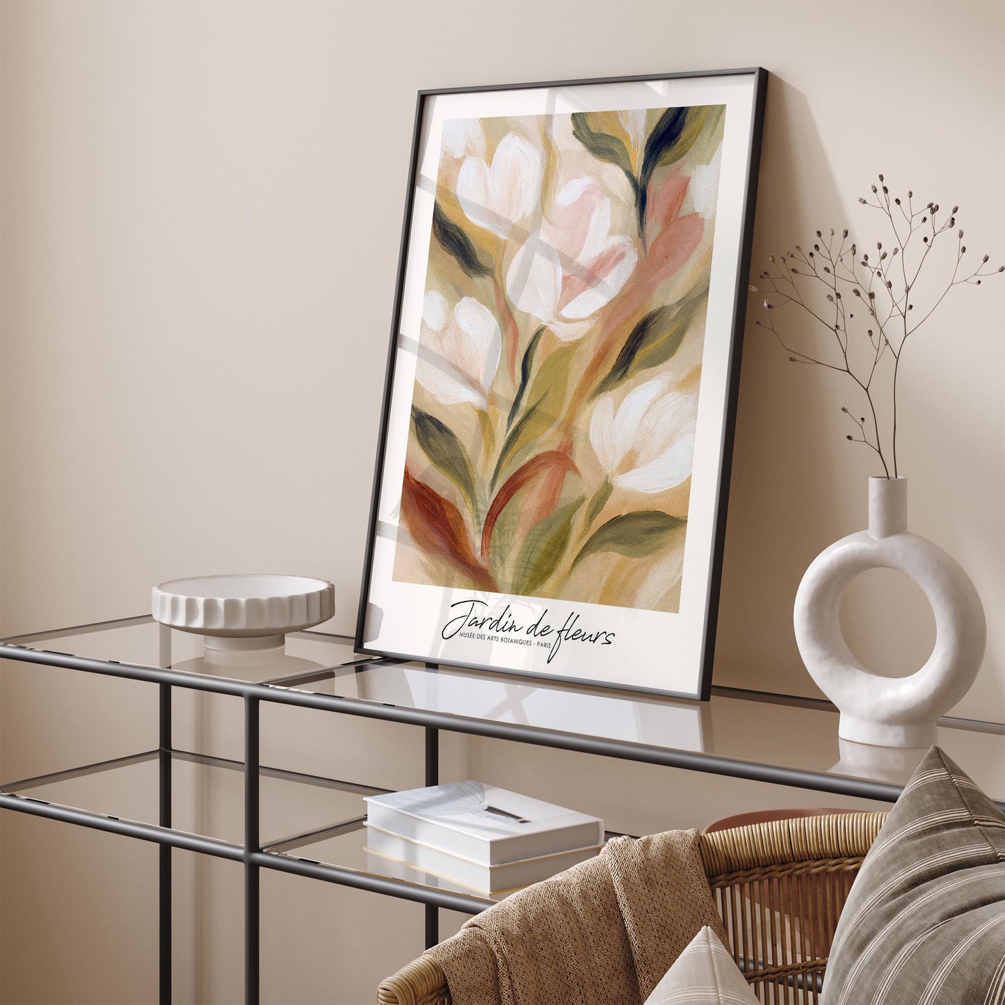 Botanical Garden Poster - Abstract Floral Print