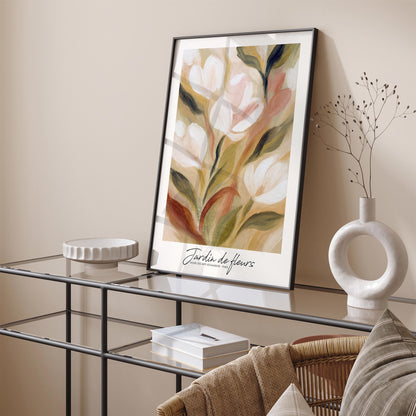 Botanical Garden Poster - Abstract Floral Print
