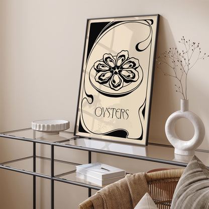 Vintage Oysters Poster