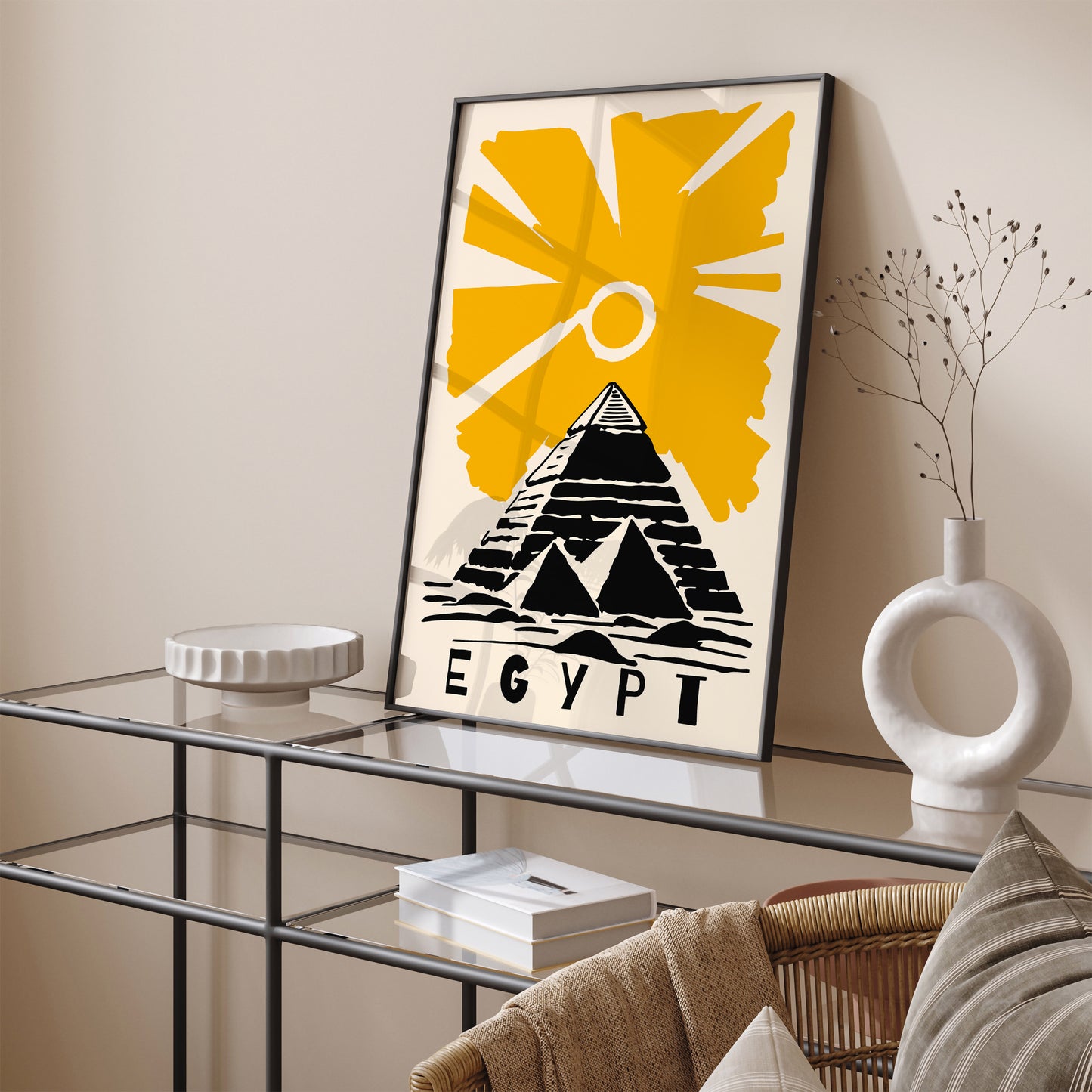Egypt Travel Poster - Vintage Wall Art Print