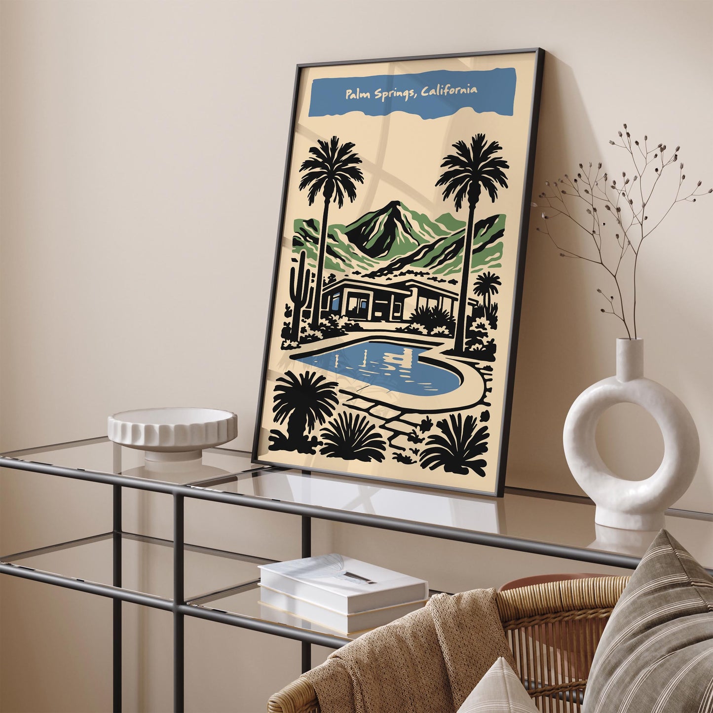 Palm Springs California Travel Poster