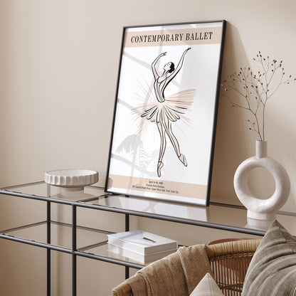 NYC Contemporary Ballet Poster