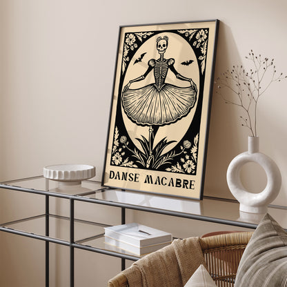 Danse Macabre Gothic Ballerina Poster