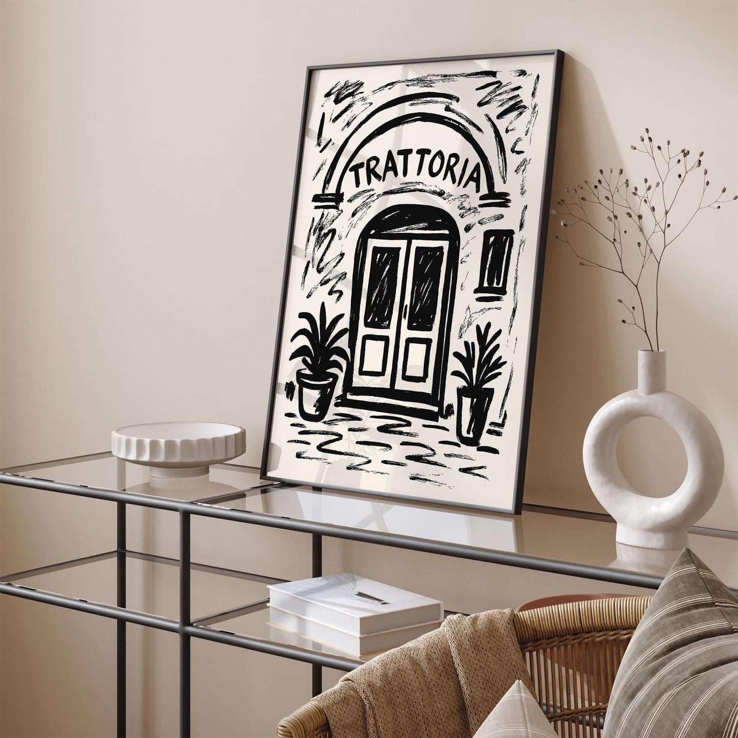 Trattoria Italian Restaurant Art Print