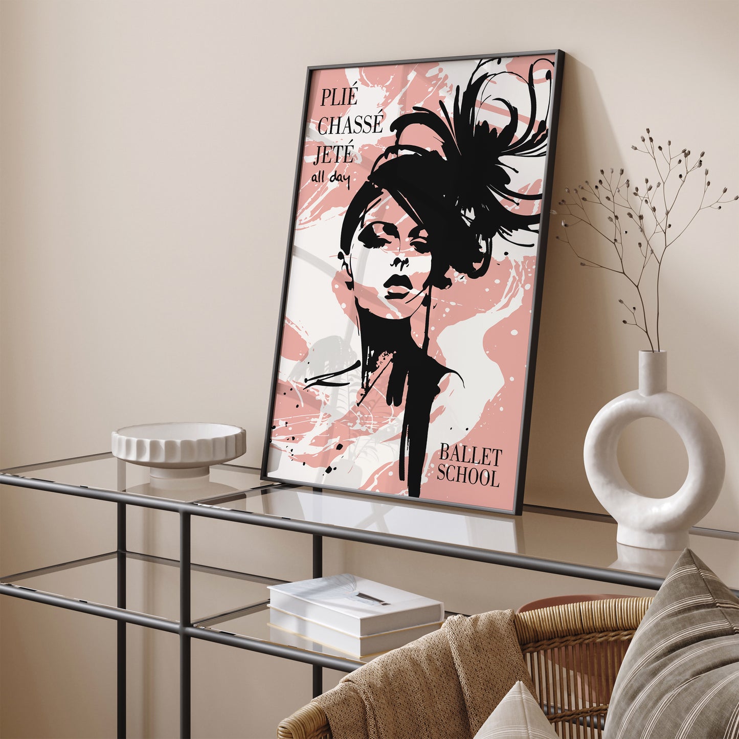 Ballet School Poster for Little Ballerina