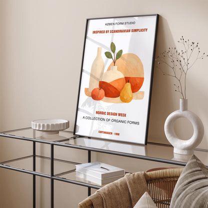 Scandinavian Simplicity Exhibition Poster