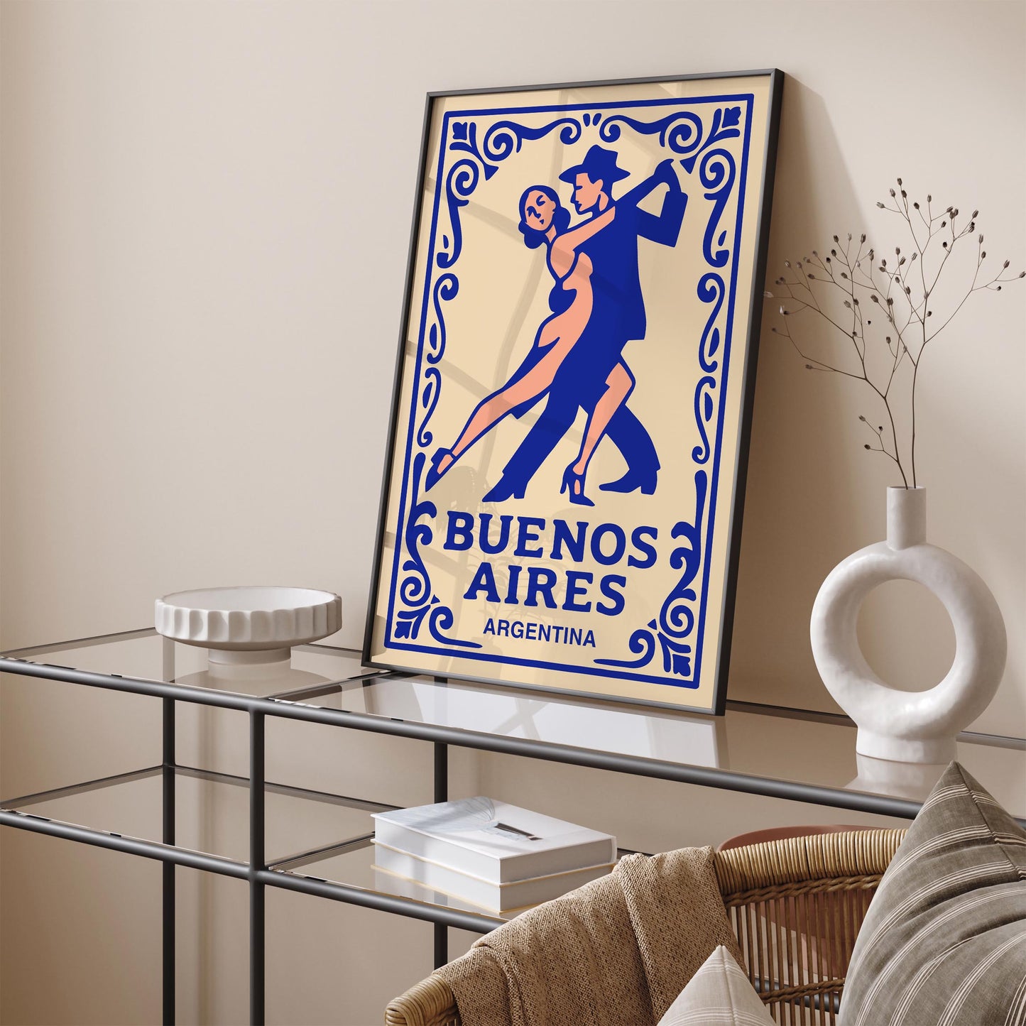 Buenos Aires Argentina Poster - Tango Dancers Wall Art