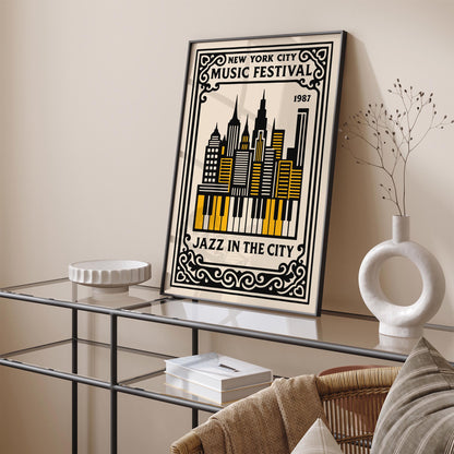 Jazz in the City NYC Poster