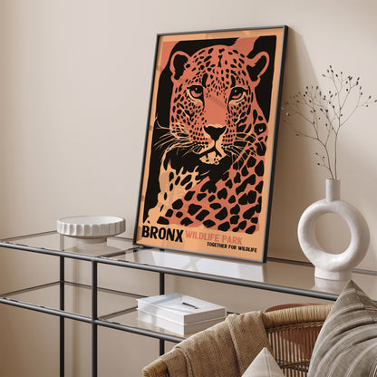Bronx Wildlife Park Vintage Poster