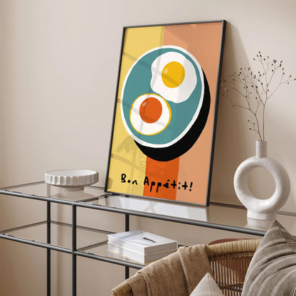 Bon Appétit Breakfast Eggs Wall Art