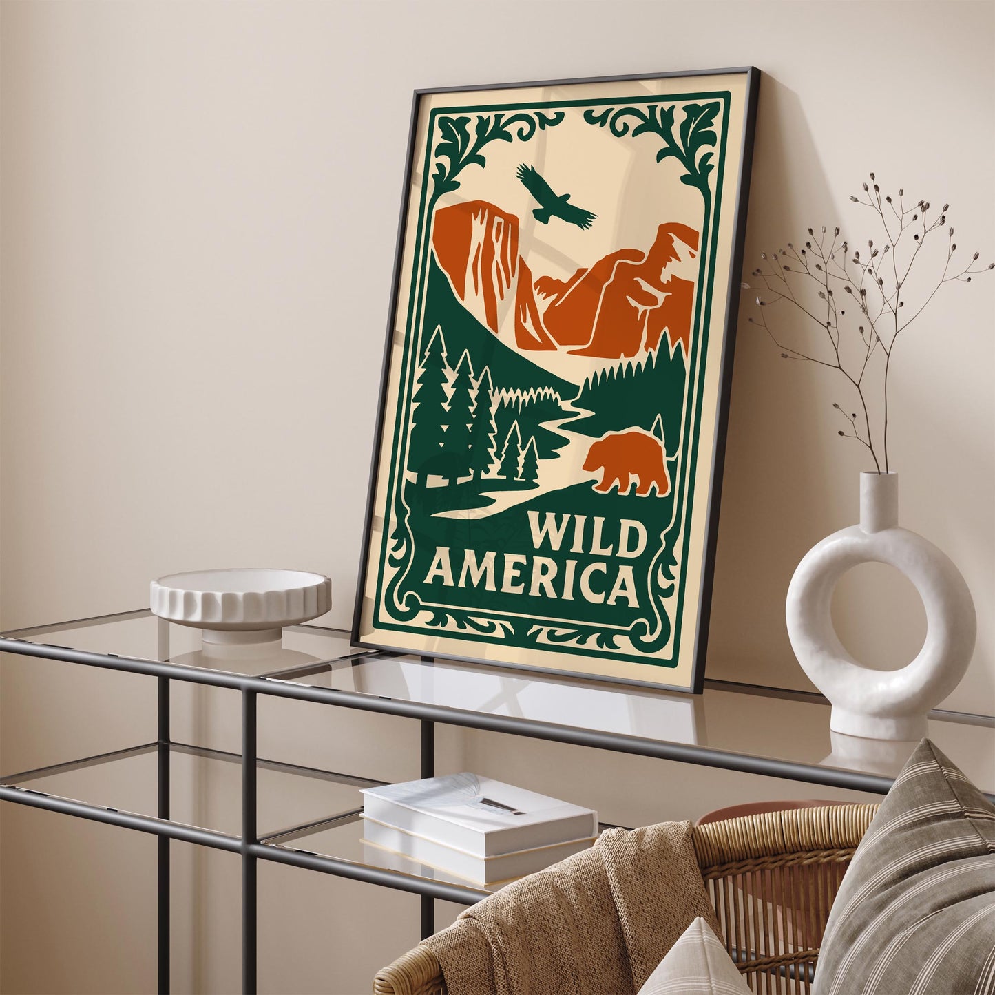 Wild America Wanderlust Nature Wall Art Print