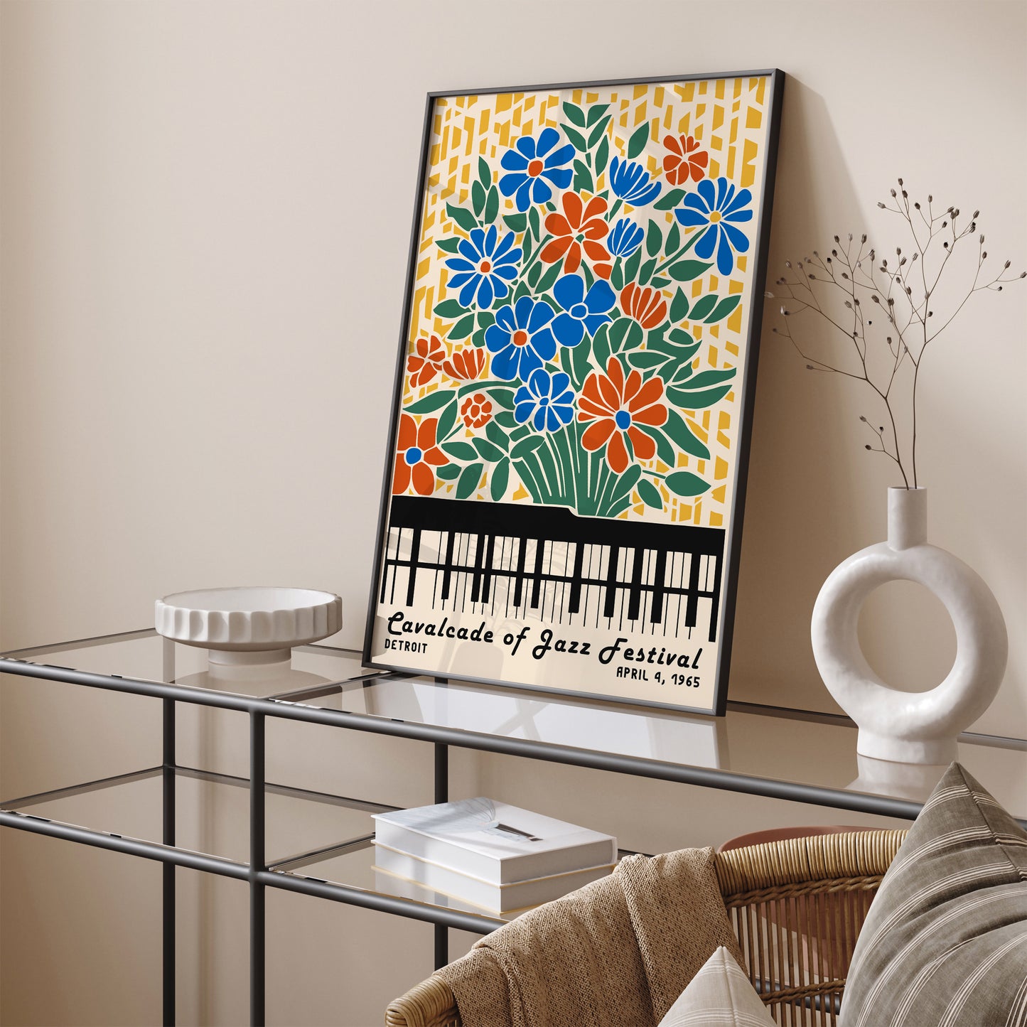 Detroit Jazz Festival Vintage Poster