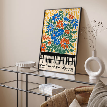 Detroit Jazz Festival Vintage Poster