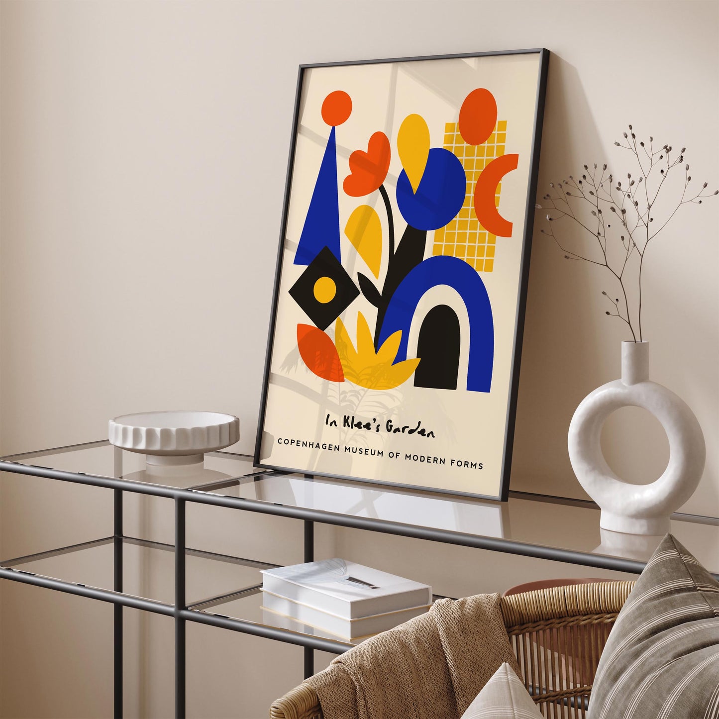 Paul Klee inspired Wall Art Print