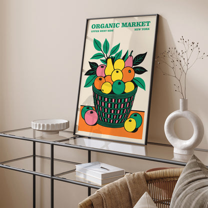 New York City Fruit Market Poster