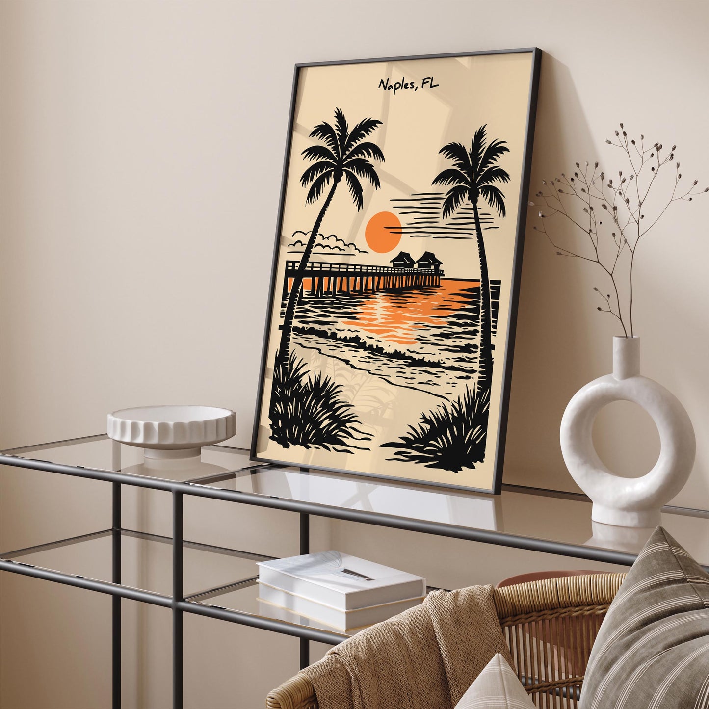 Naples Florida Travel Poster