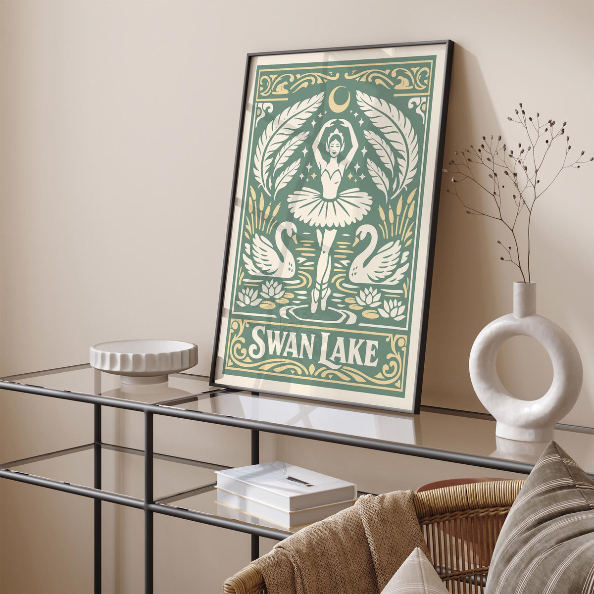 Swan Lake Ballet Poster