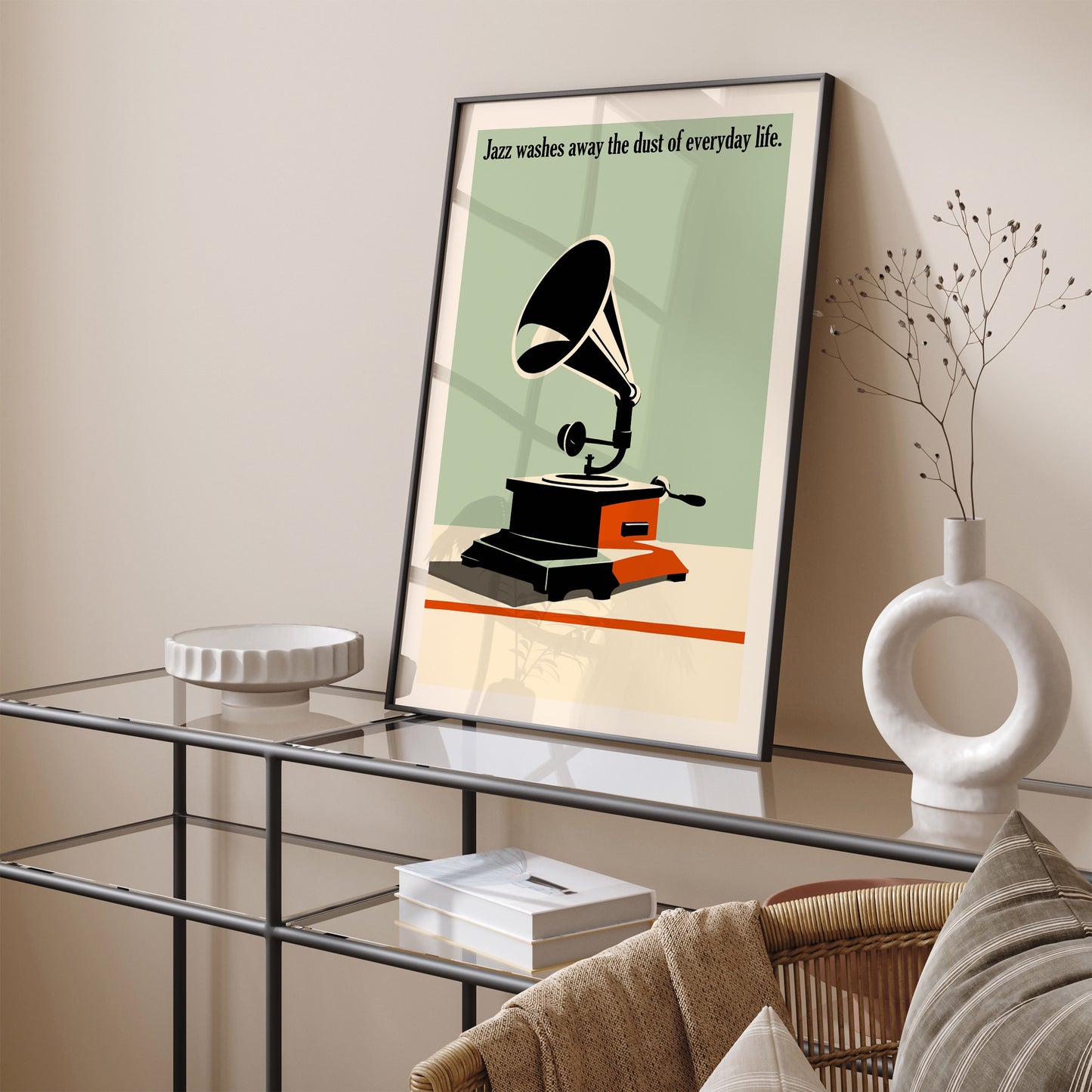 Jazz Quote Retro Poster