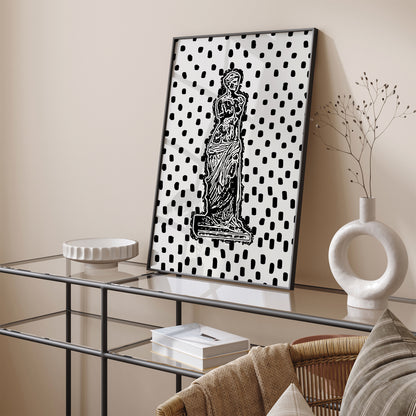 Venus de Milo Abstract Poster