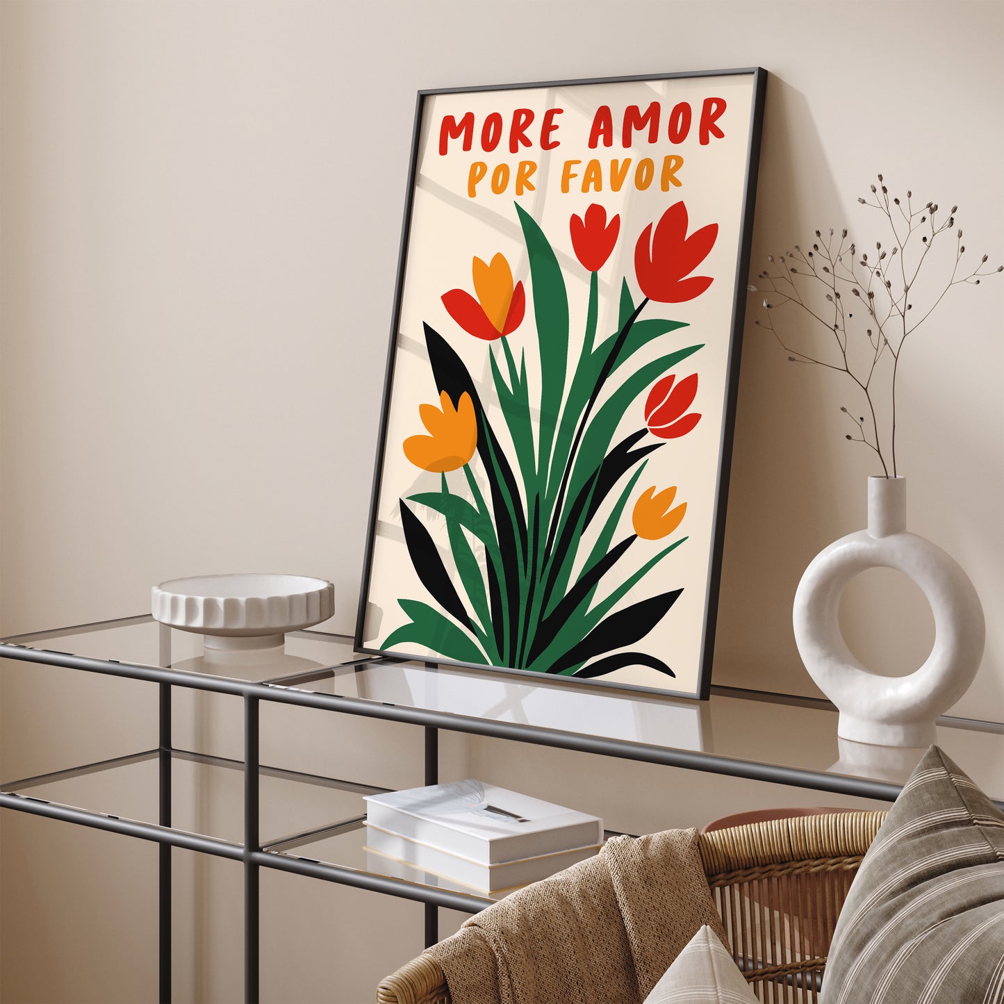 More Amor, Bouquet of Flowers Art Print 2024