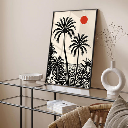 Miami Minimalist Landscape Art Print