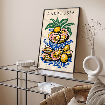 Andalusia Spain Oysters Poster