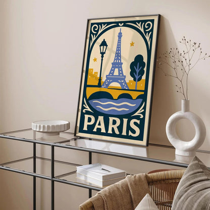 Paris Eiffel Tower Poster - Cityscape Wall Art