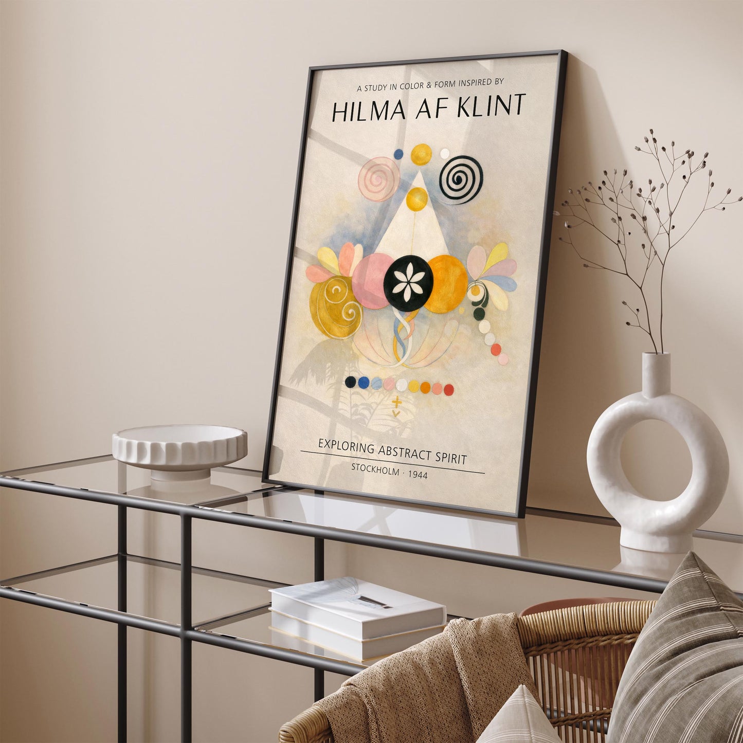 Hilma af Klint inspired Poster