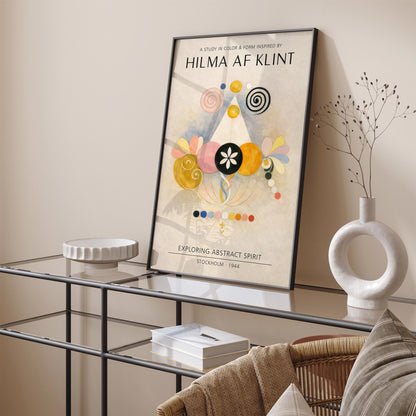 Hilma af Klint inspired Poster