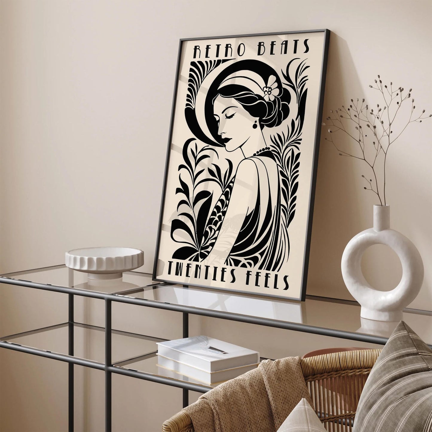 Retro Beats Twenties Feels Poster