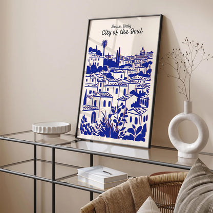 Rome Italy City of the Soul Poster