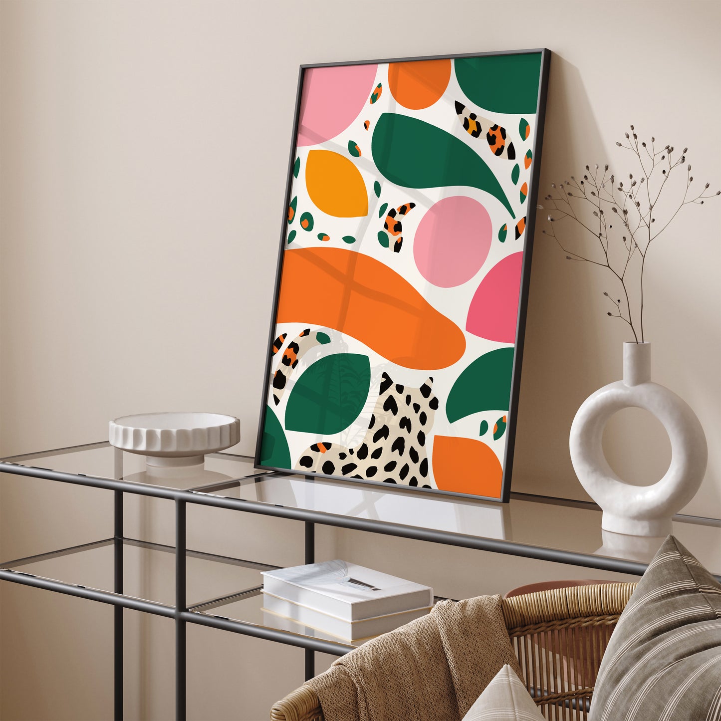 Abstract Mid Century Modern Print