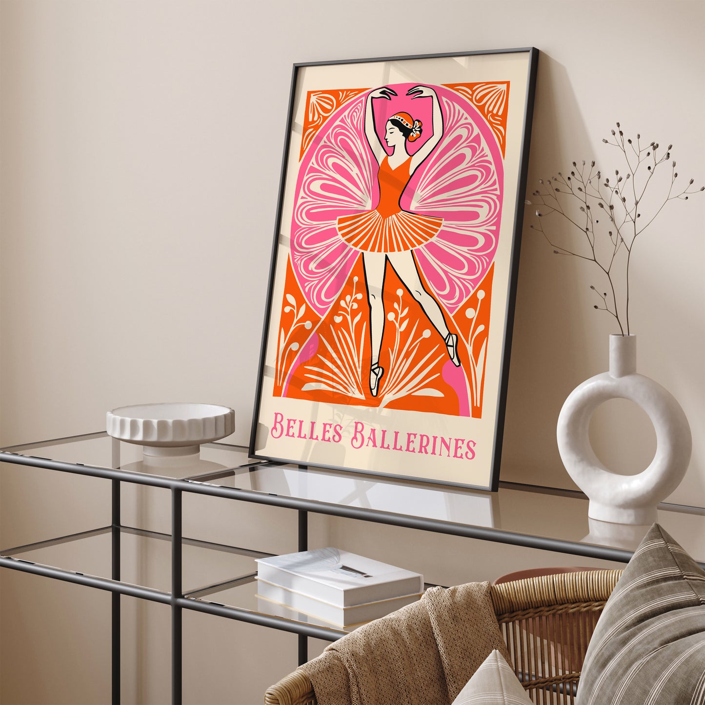 Ballet Dance Pink Poster