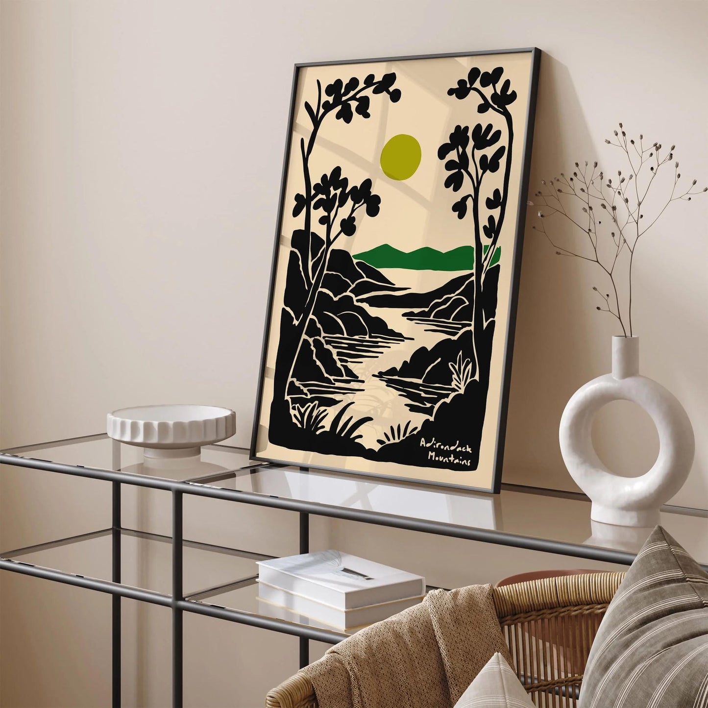 Adirondack Mountains Travel Poster