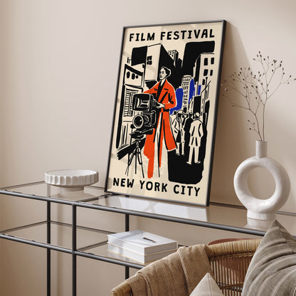 New York Film Festival Poster – Retro Design