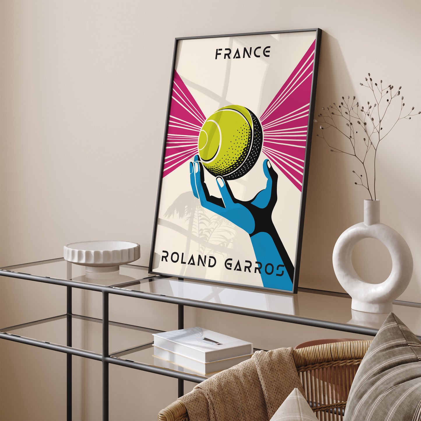 Roland Garros French Tennis Wall Art 2024