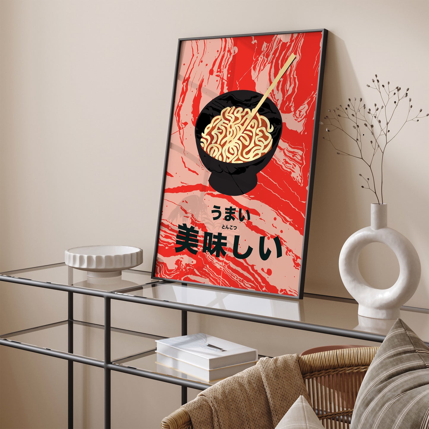 Authentic Ramen Noodles Poster