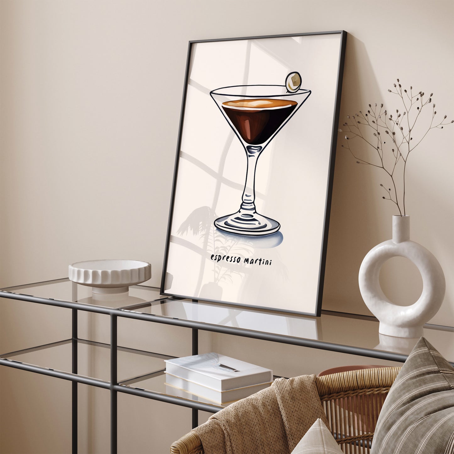 Espresso Martini Drink Poster