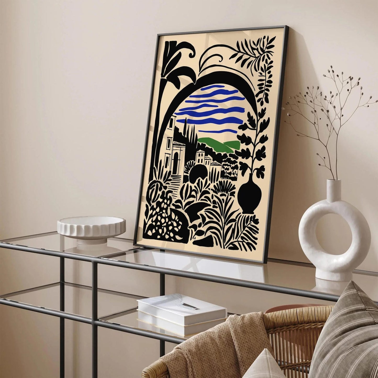 Italian Landscape Dolce Vita Poster